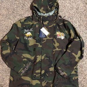 POLO RALPH LAUREN GRAPHIC CAMO JAPAN TIGER JACKET